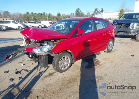 2014 Hyundai Accent Gs z USA, uszkodzony, nr VIN KMHCT5AE9EU141057